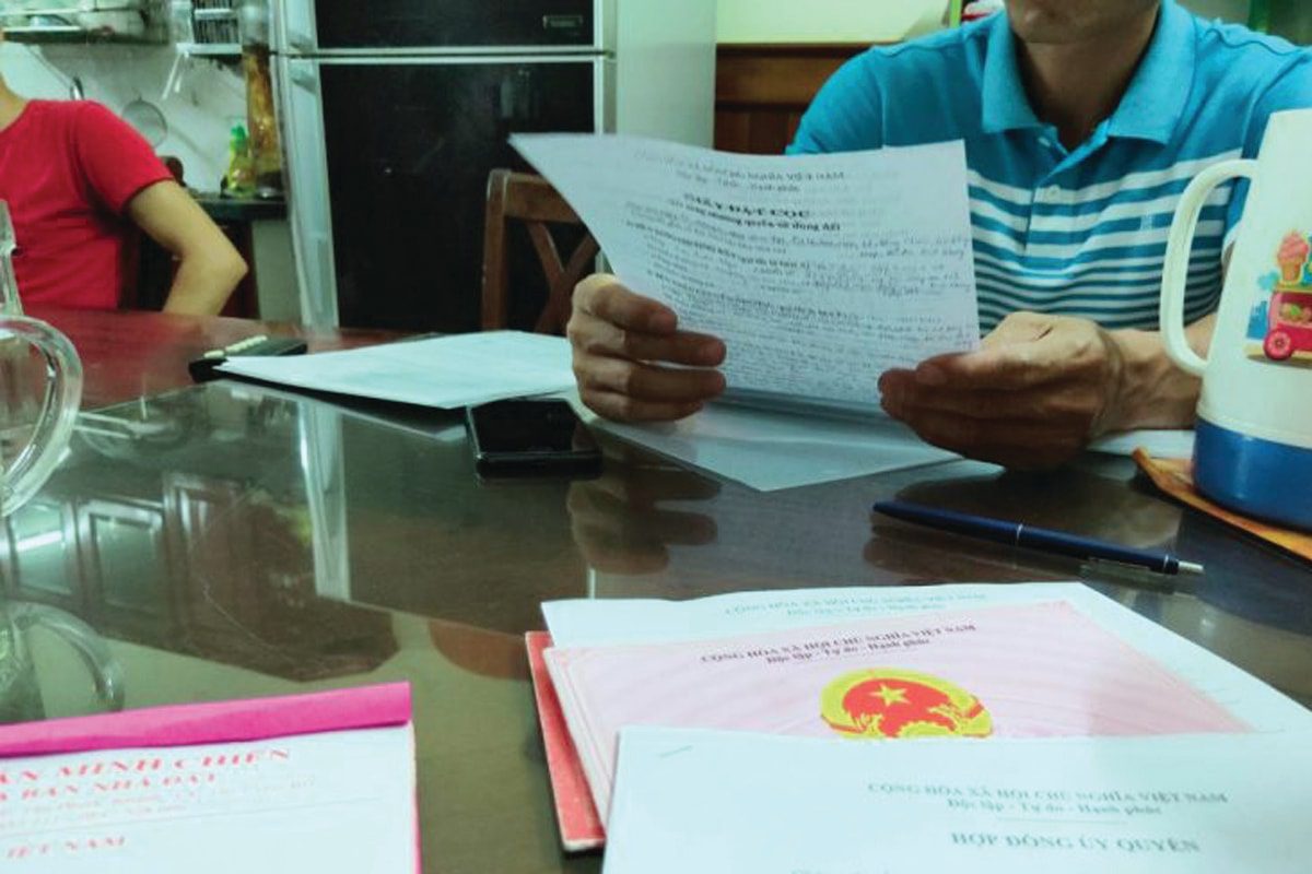 Cần ký hợp đồng đặt cọc để hạn chế rủi ro và tránh tranh chấp phát sinh