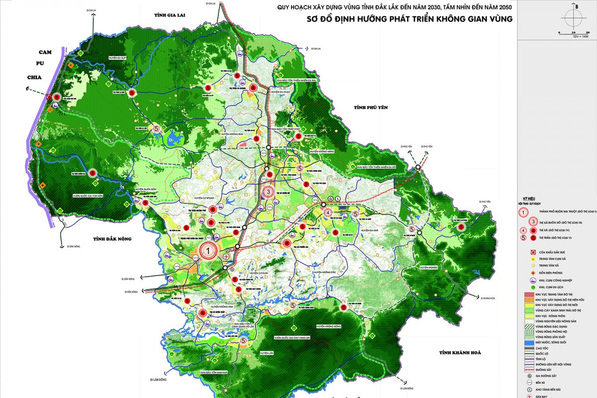 Phân theo phạm vi, quy hoạch đất được chia theo vùng