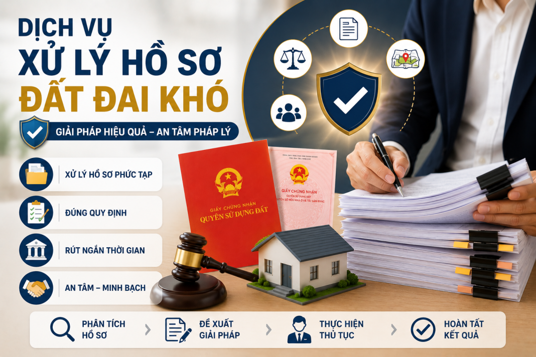 Dịch vụ xử lý hồ sơ đất đai khó