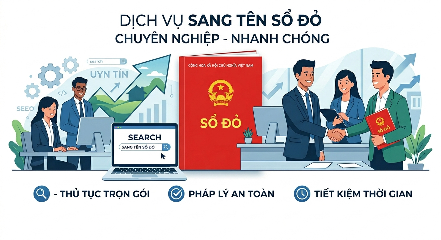 Dịch vụ sang tên sổ đỏ