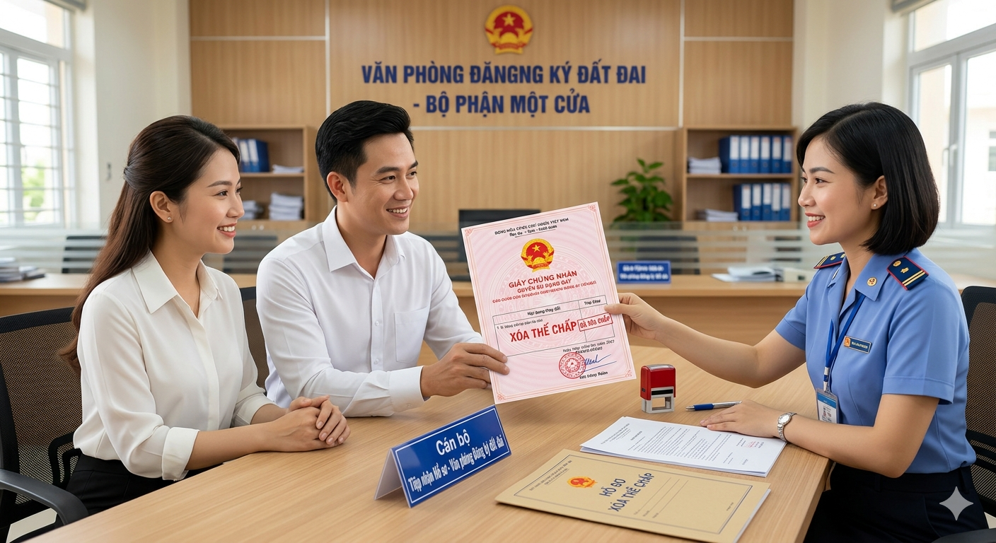 Dịch vụ xóa thế chấp sổ đỏ