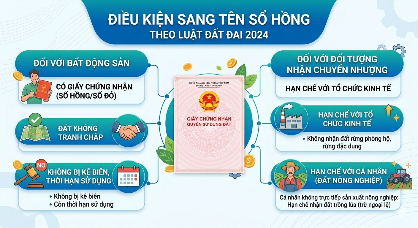 Dịch vụ sang tên sổ hồng