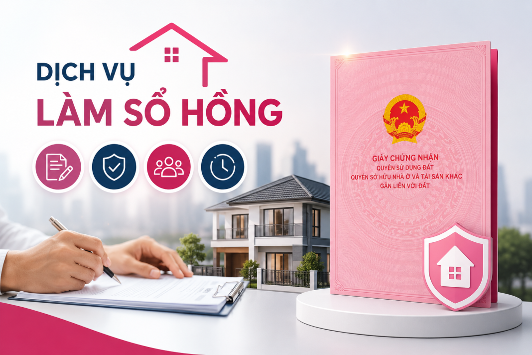 Dịch vụ làm sổ hồng
