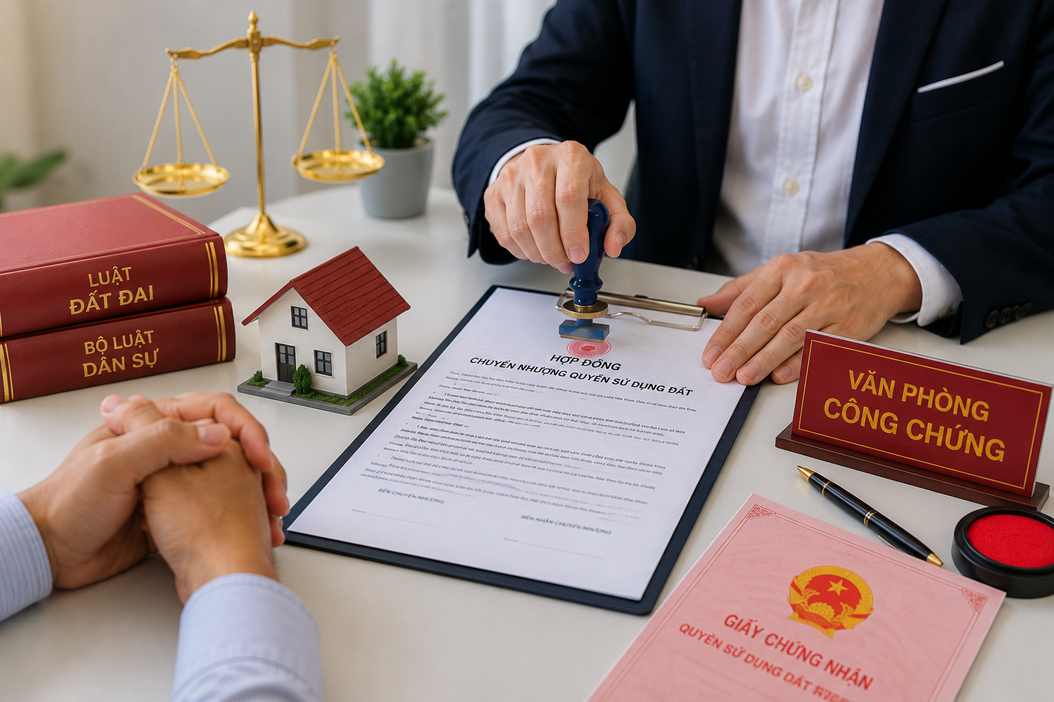 Thủ tục công chứng mua bán đất và hướng dẫn quy trình chuyển nhượng mới nhất 2026 1 Thủ tục công chứng mua bán đất