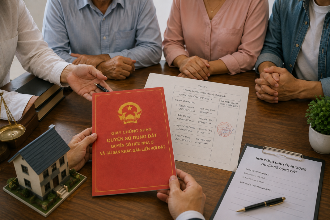Sang tên cho nhiều người cùng lúc