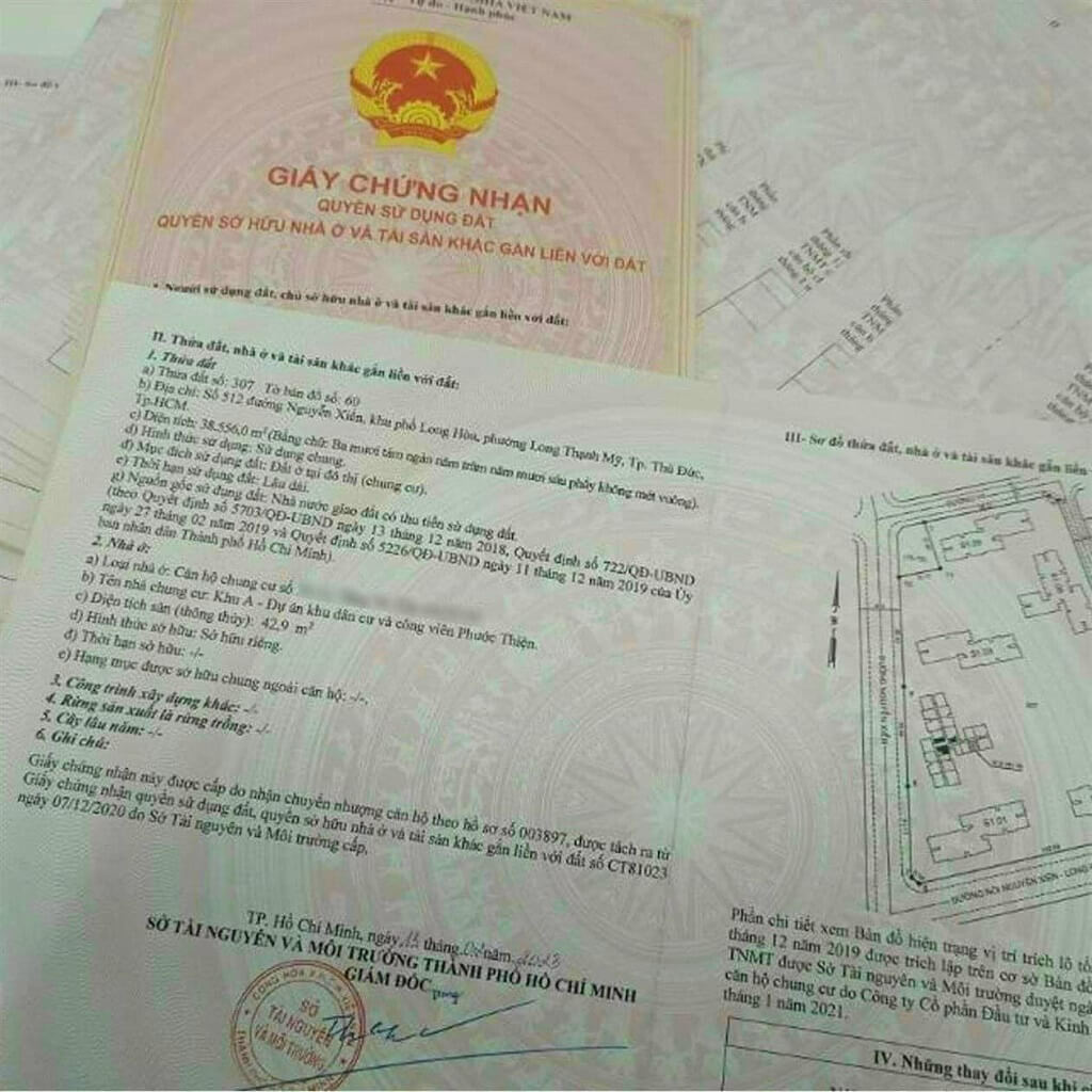 quy trình và thủ tục căn hộ chung cư